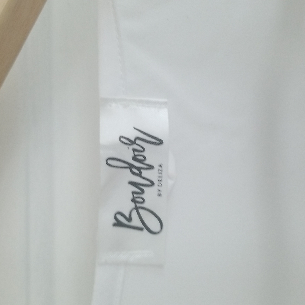 Boudior OSFM Ruffle Bell Sleeve Bridal Robe - Picture 3 of 7